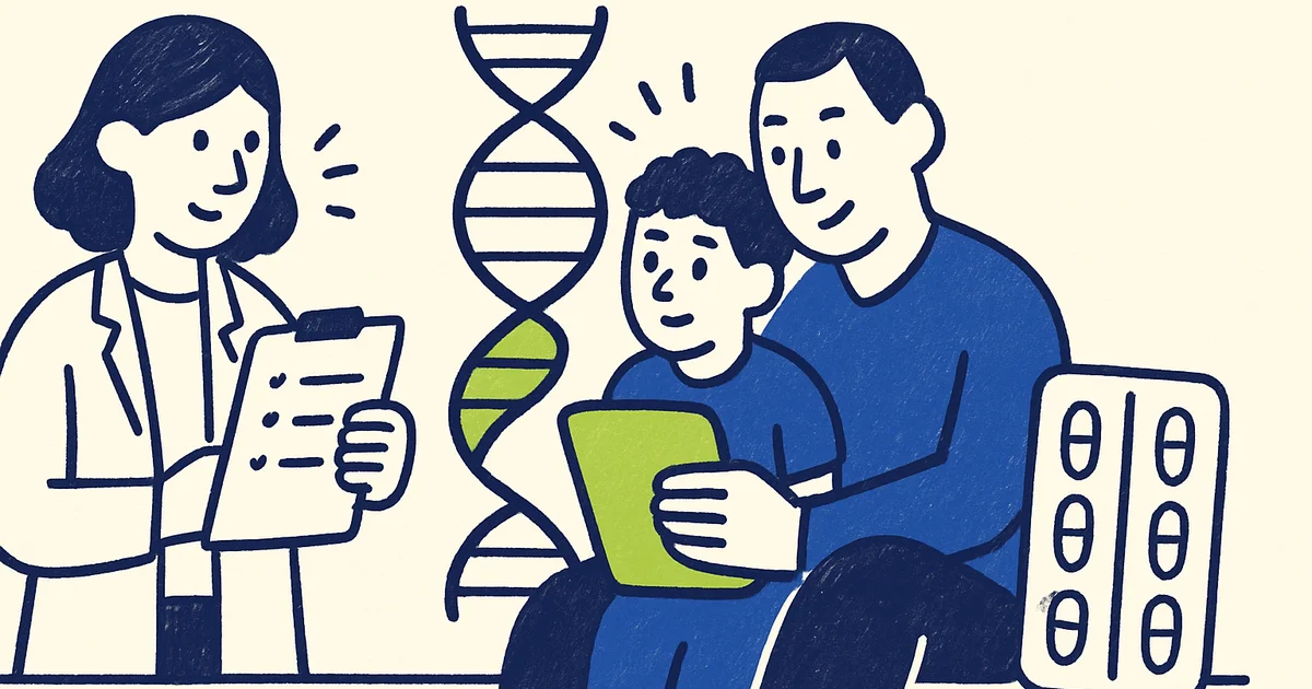 Laboratory scientist examining DNA sequences on a computer screen for diabetes genetic risk assessment