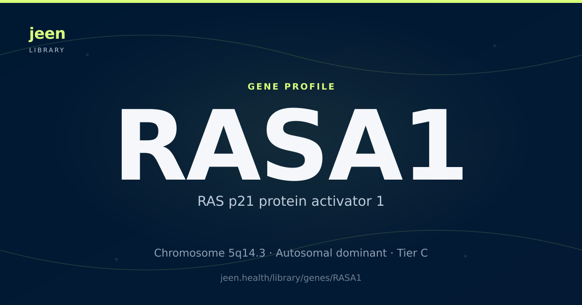 Variant Rasa Atlas RASA1 Gene: Function, Variants & Capillary Malformations | Jeen Health